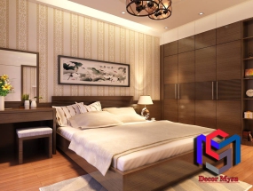 Nội Thất Gỗ Của Phòng Ngủ