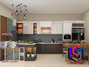 Nội Thất Nhà Bếp Gỗ Đơn Giản