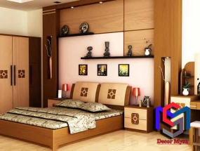 Nội Thất Gỗ Của Phòng Ngủ Đẹp Tươi