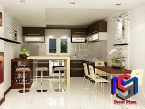 Nội Thất Nhà Bếp Gỗ Nhựa