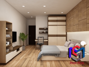 Nội Thất Phòng Ngủ Màu Xám