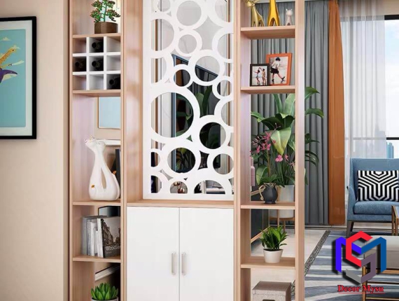 Kệ Tủ - Vách Ngăn Gỗ Khung Đẹp